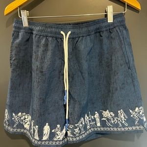 New Tombolo swim medium navy green inspired